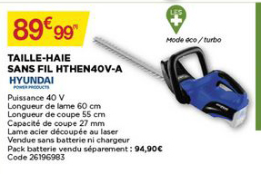 taille haie sans fil hthen40v a hyundai