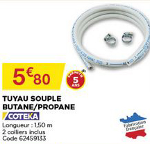 tuyau souple butane propane coteka