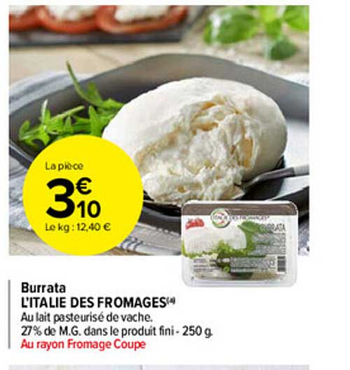 burrata l'italie des fromages