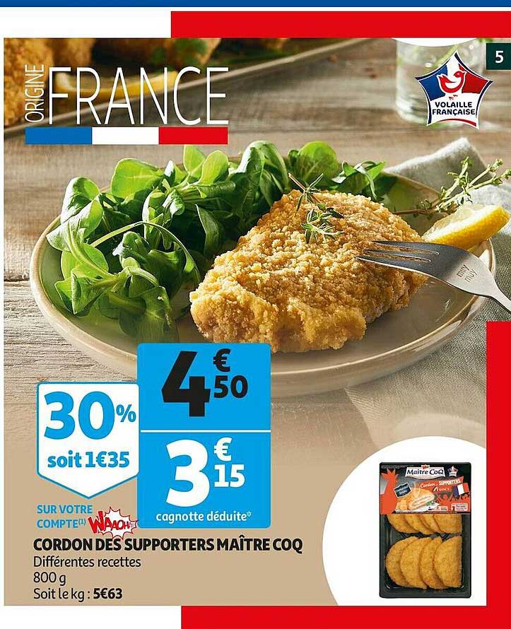 cordon des supporters maître coq