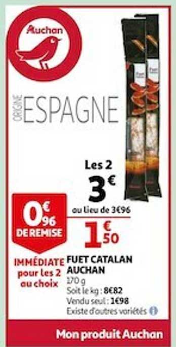 Fuet Catalan Auchan