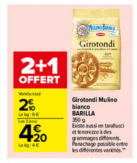 girotondi mulino bianco barilla