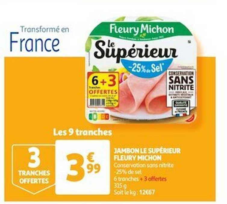 jambon le supérieur fleury michon