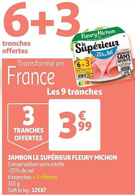jambon supérieur fleury michon