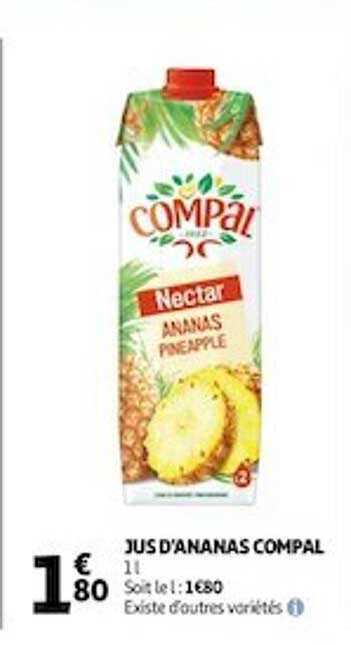 jus d'ananas compal
