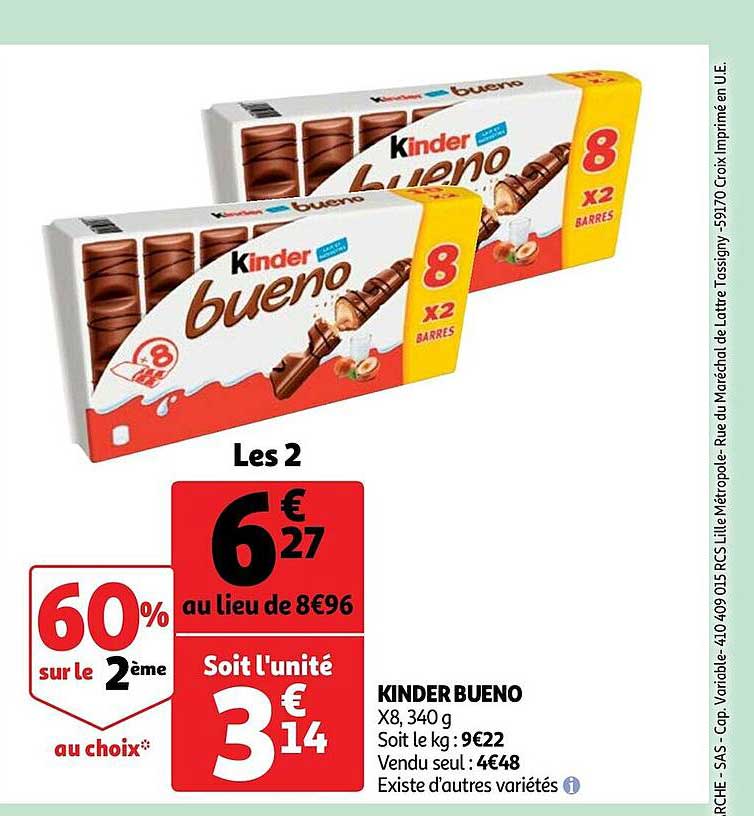 Kidner Bueno 60% Sur Le 2ème Au Choix