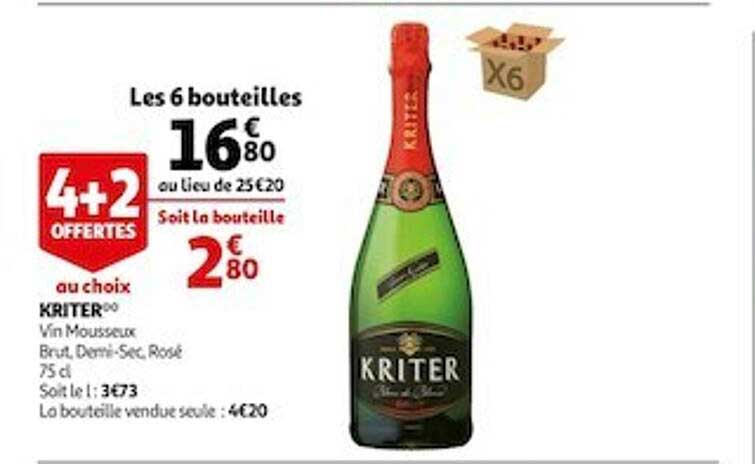 kriter 4+2 offertes au choix