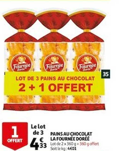 pains au chocolat la fournée dorée