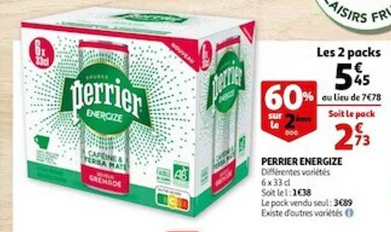 Perrier Energize 60% Sur Le 2ème