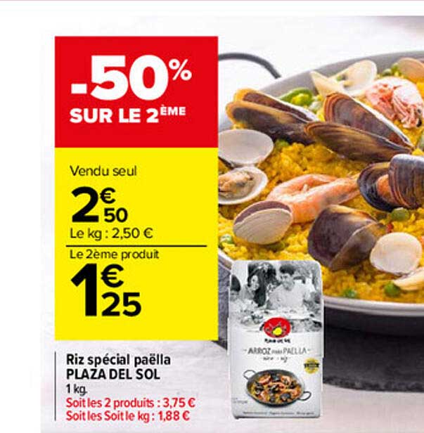 riz spécial paëlla plaza del sol