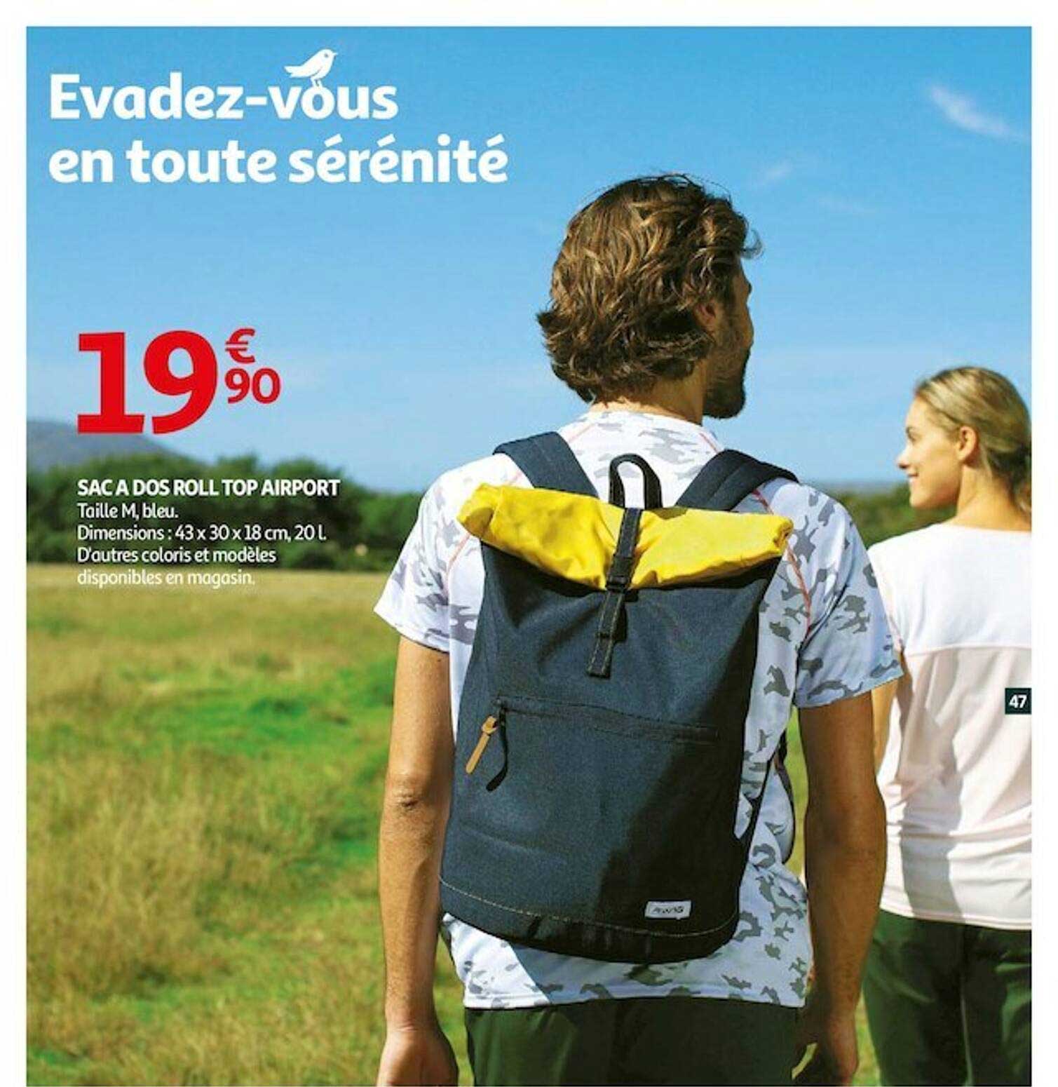 sac à dos roll top airport