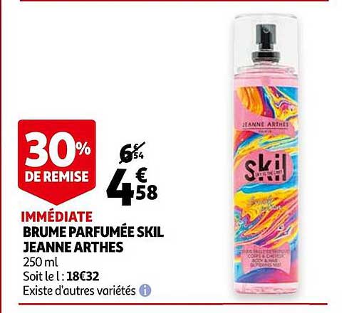 brume parfumée skil jeanne arthes