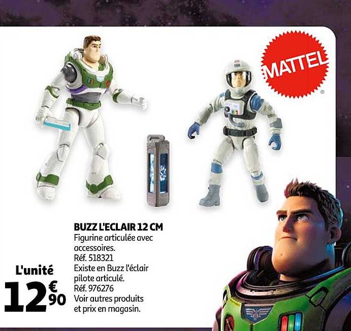 buzz l'éclair 12 cm mattel