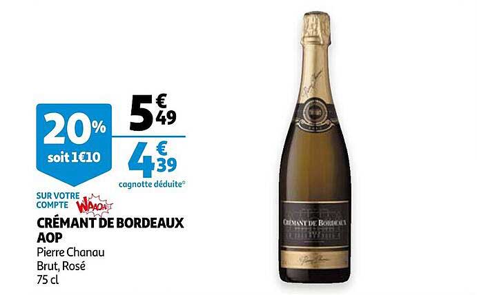 crémant de bordeaux aop pierre chanau