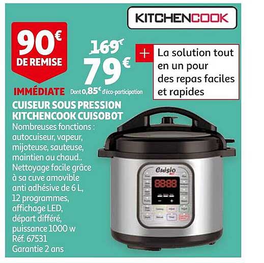 cuiseur sous pression kitchencook cuisobot