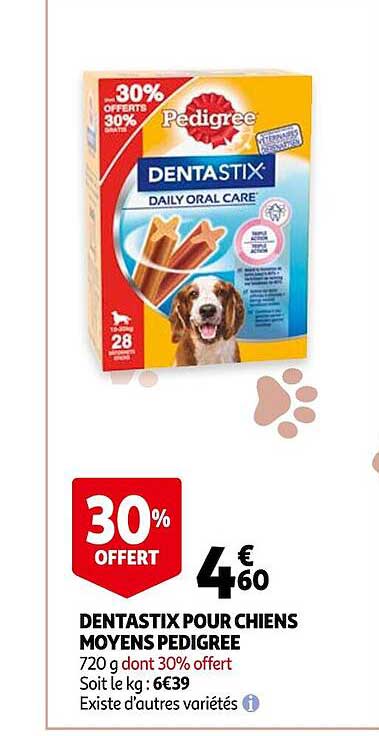 dentastix pour chiens moyens pedigree