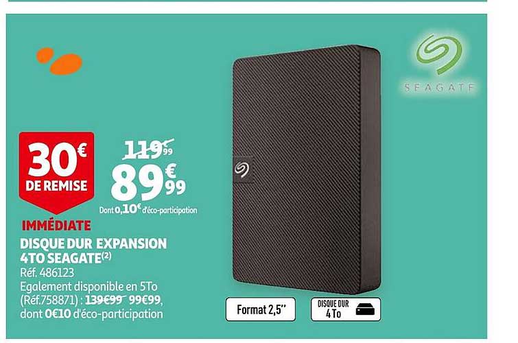 disque dur expansion 4to seagate