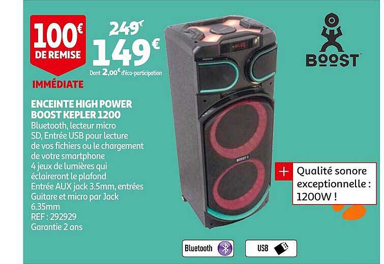 enceinte high power boost kepler 1200 boost