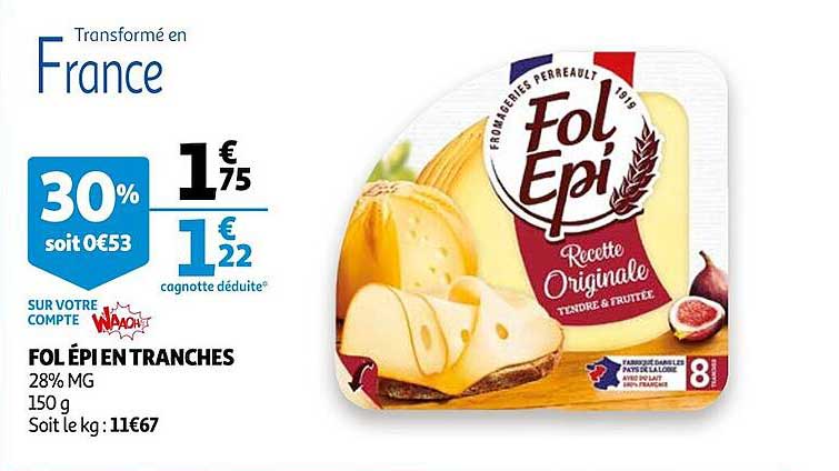fol épi en tranches
