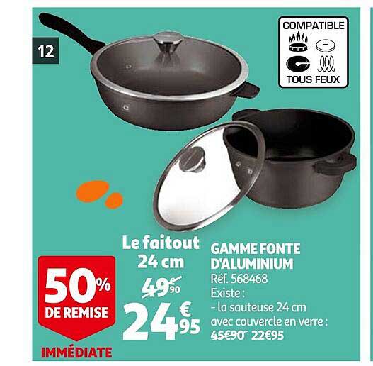 gamme fonte d'aluminium