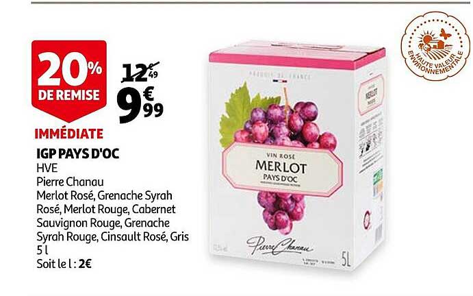 igp pays d'oc hve pierre chanau