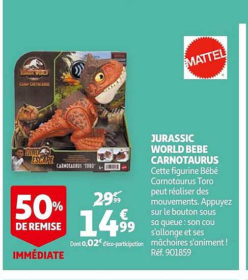jurassic world bébé carnotaurus