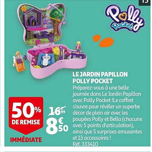 le jardin papillon polly pocket
