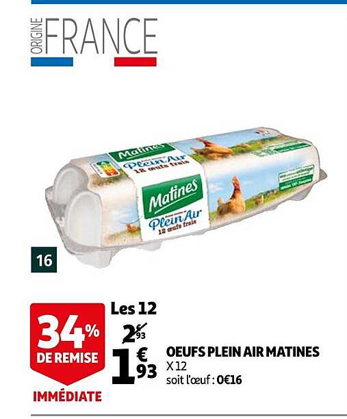 Oeufs Plain Air Matines