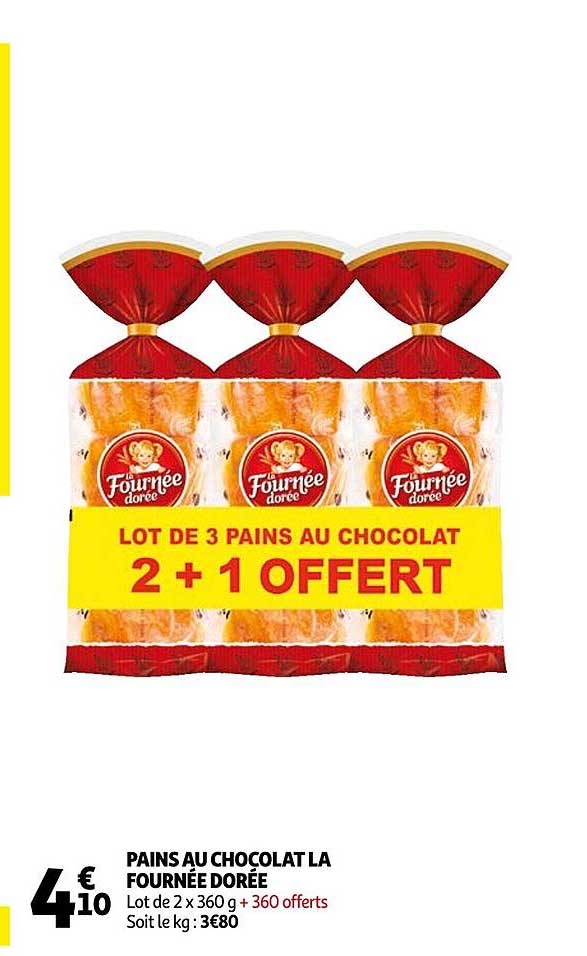 pains au chocolat la fournée dorée