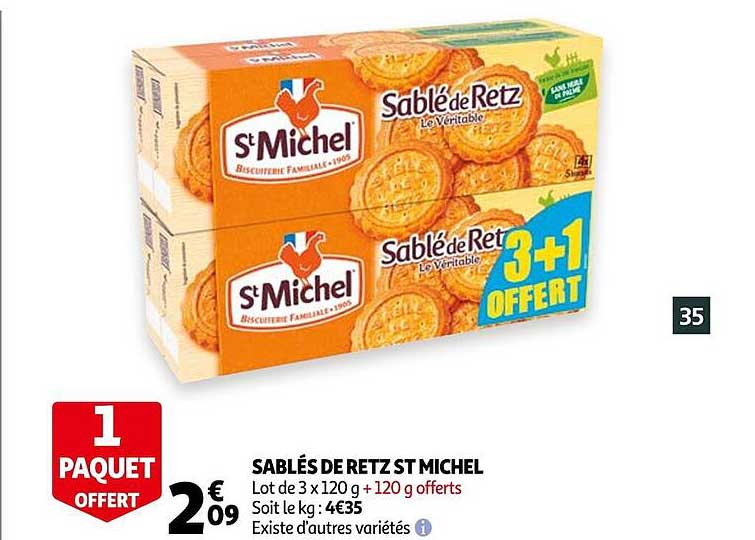 sablés de retz st michel