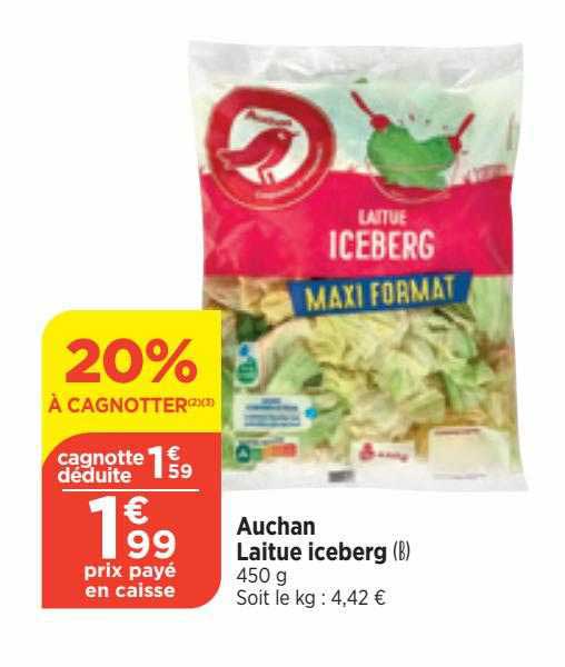 Auchan Laitue Iceberg