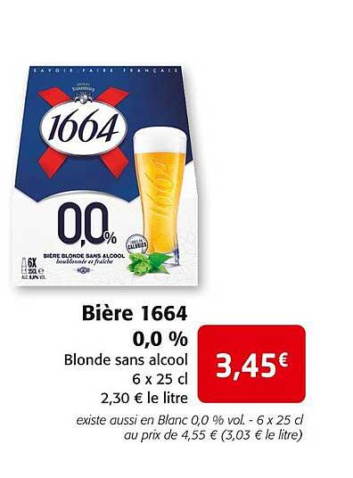 Bière 1664 0,0%