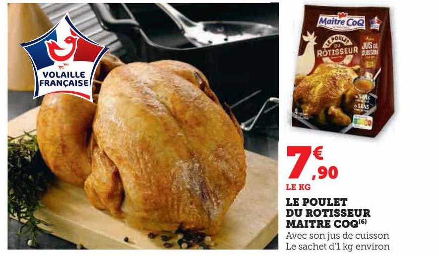 le poulet du rôtisseur maître coq