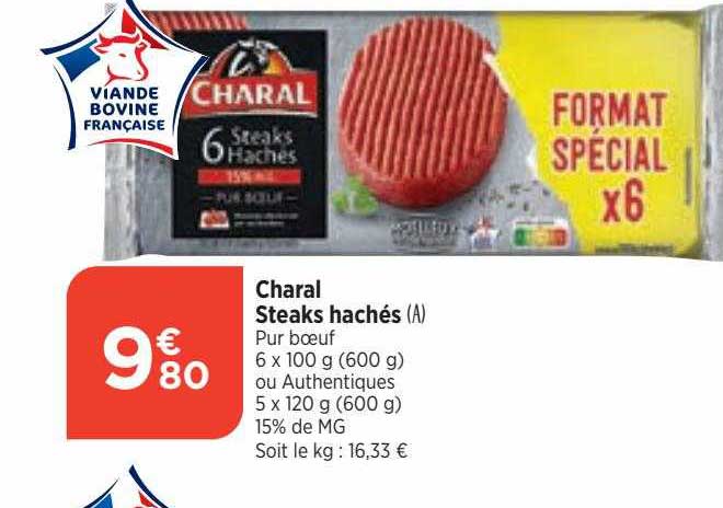 Charal Steaks Hachés