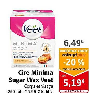 cire minima sugar wax veet