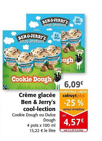 creme glacee ben & jerry's cool-lection