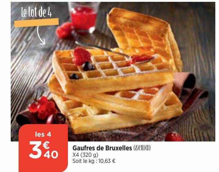 gaufres de bruxelles