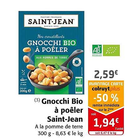 gnocchi bio a poeler saint-jean