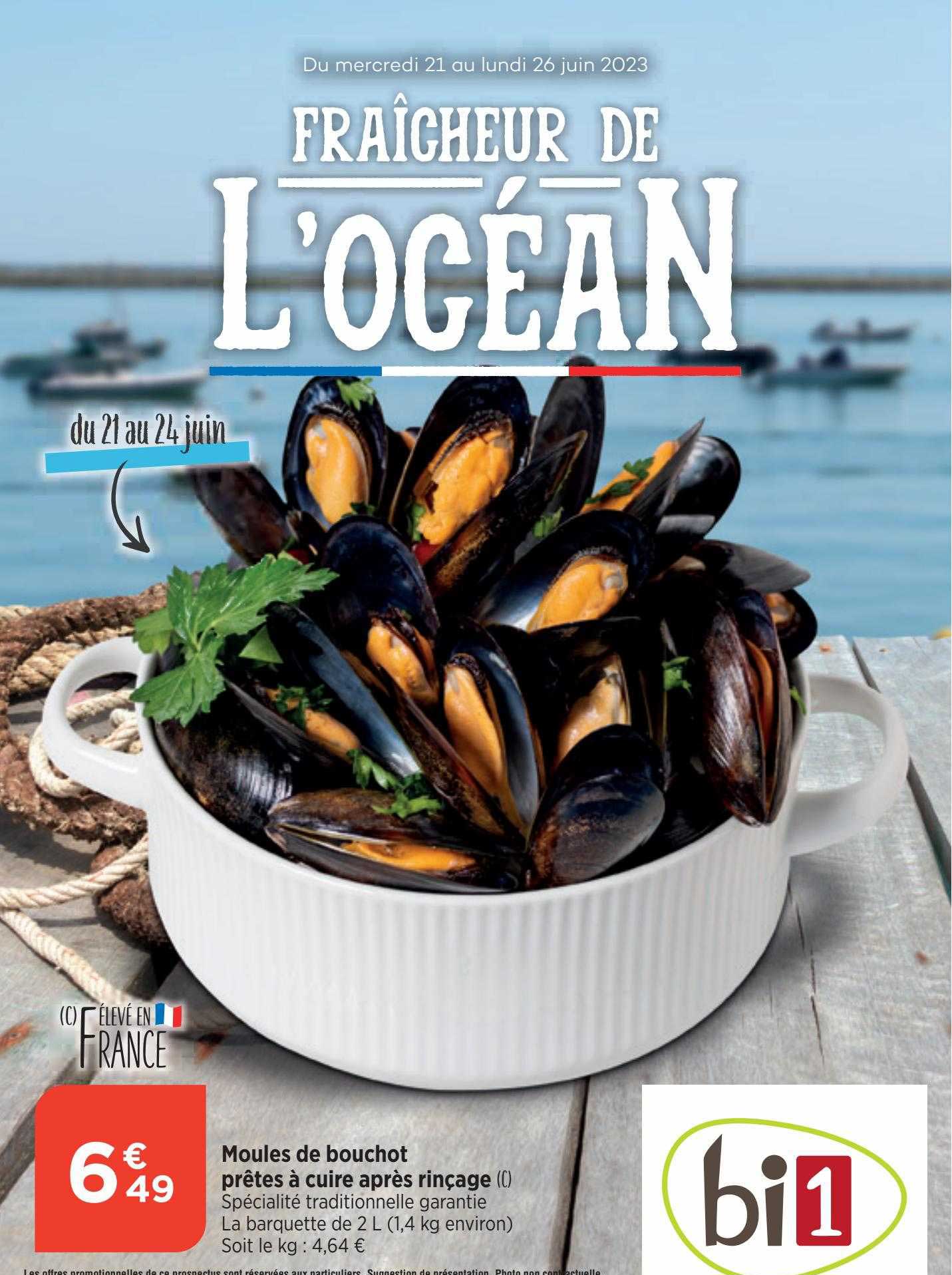 moules de bouchot prêtes à cuire après rinçage