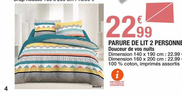 parure de lit 2 personnes douceur de vos nuits