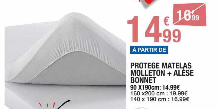 Protège Matelas Molleton + Alèse Bonnet