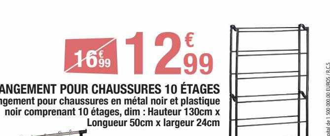 Rangement Pour Chaussures 10 étages