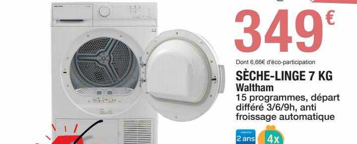 sèche-linge 7 kg waltham