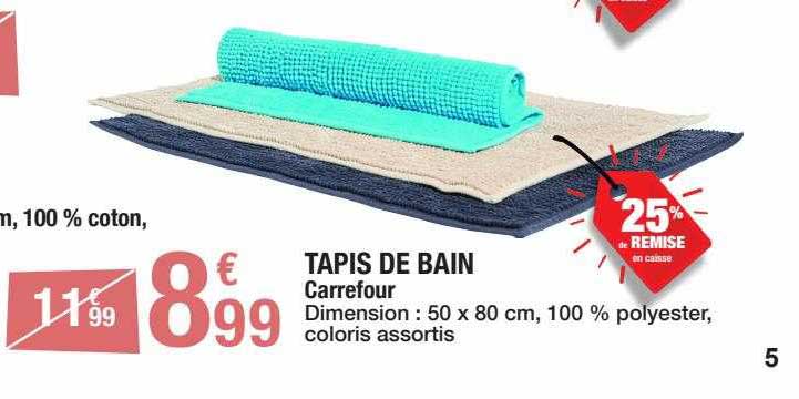 Tapis De Bain Carrefour