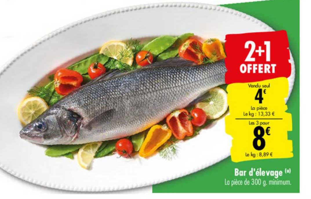 bar d'élevage 2+1 offert