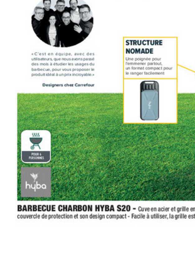 barbecue charbon hyba s20