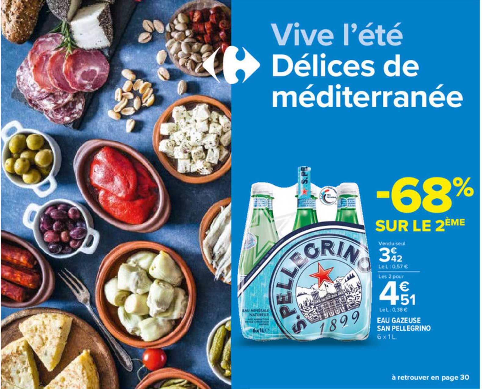 eau gazeuse san pellegrino -68% sur le 2ème