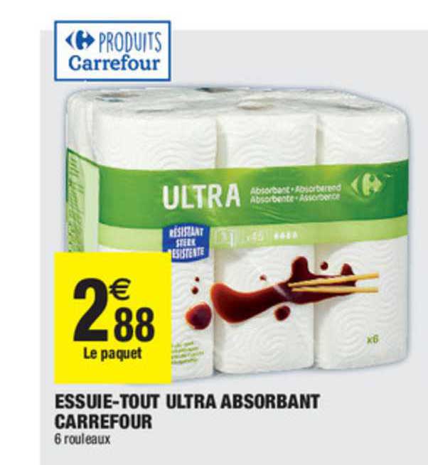 essuie tout ultra absorbant carrefour