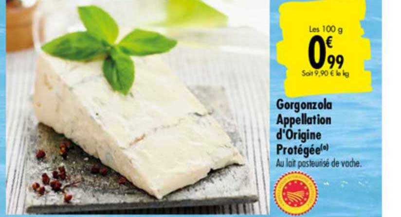 gorgonzola appellation d'origine protégée