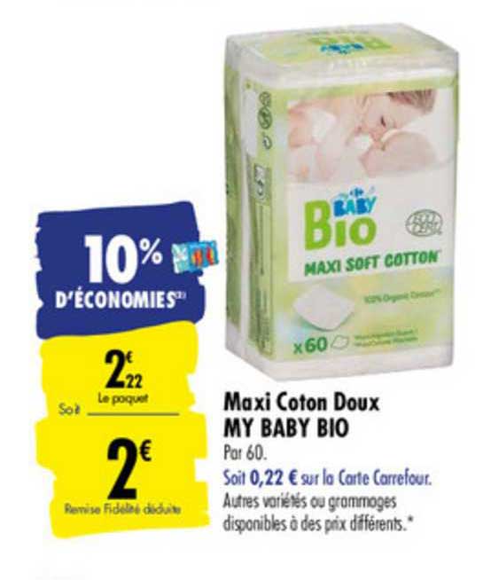Maxi Coton Doux My Baby Bio